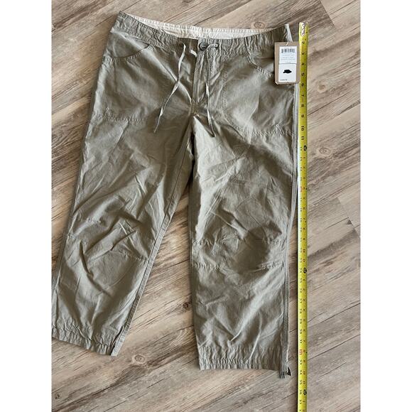 NWT Columbia Women Arch Cape Remix Cargo Capri Olive Green Sz Large Lightweight - Picture 7 of 9